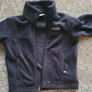 Columbia Kids Black Full-Zip Fleece Jacket